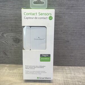 iSmartAlarm DWS3 Contact Sensors Pack Of 2 Wireless Door or Window Sensor